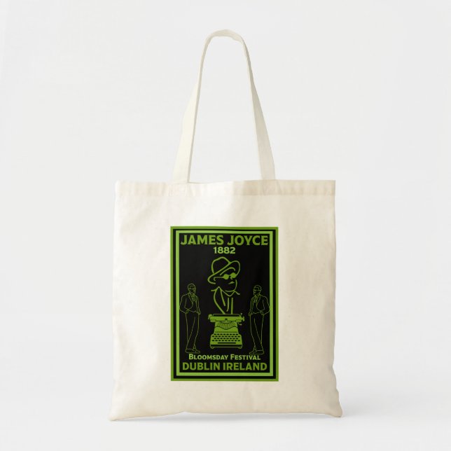 James Joyce Dublin Ireland Tote Bag (Front)