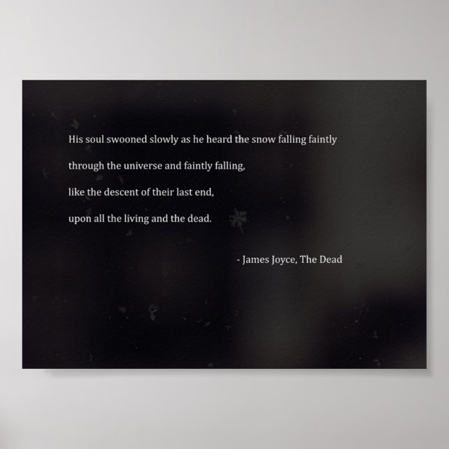 James Joyce Poster (Front)