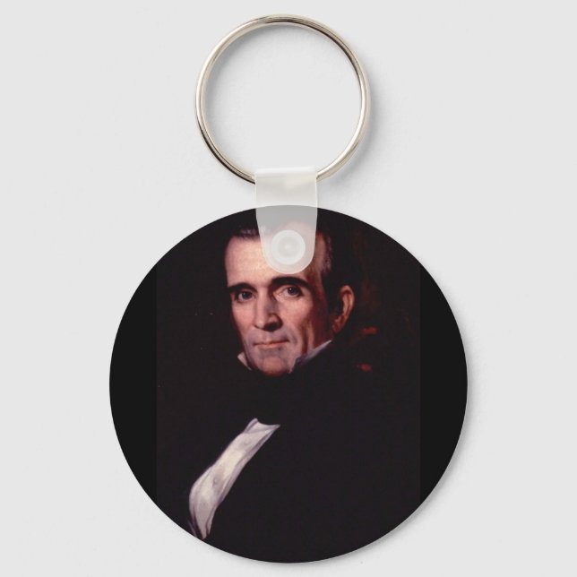 James K. Polk 11th US President Key Ring (Front)