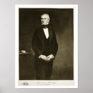 James K. Polk (1795-1849), 11th President of the U Poster