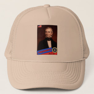 James K. Polk Baseball Card Trucker Hat