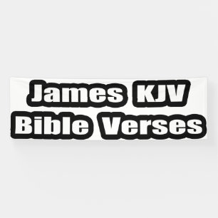 James KJV Bible Verses Collection Banner