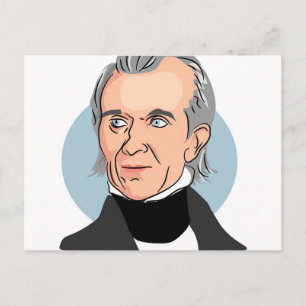 James Knox Polk Postcard