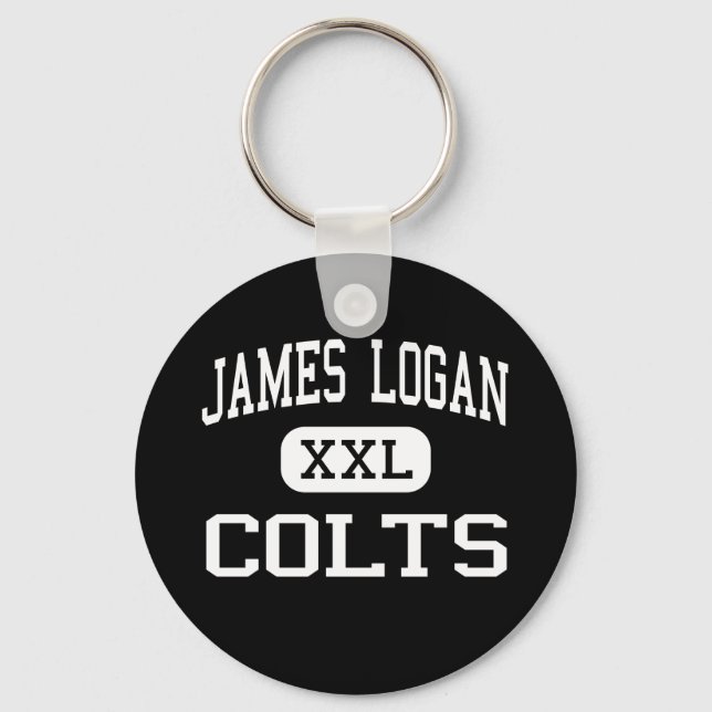 James Logan - Colts - High - Union City California Key Ring (Front)