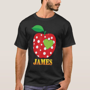 James Love School Back To School Boy Kid Student T T-Shirt