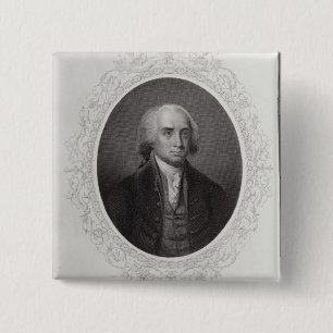 James Madison 15 Cm Square Badge
