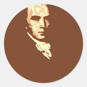 James Madison 4 Classic Round Sticker