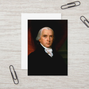 James Madison 4th President of the United States Business Card