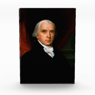 James Madison 4th President of the United States Photo Block