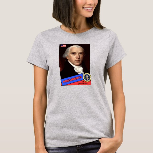 James Madison Baseball Card T-Shirt (Front)