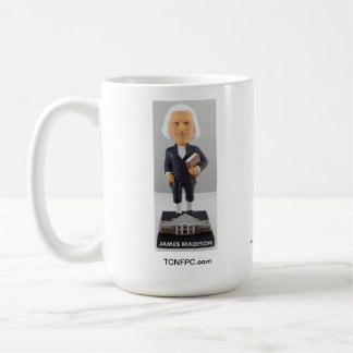 James Madison Bobble Head Doll Mug