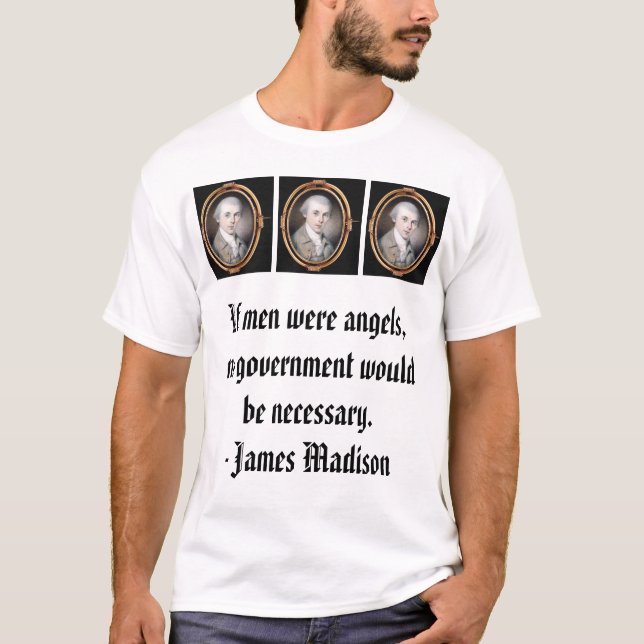 james_madison_by_gilbert_stuart, James Madison,... T-Shirt (Front)
