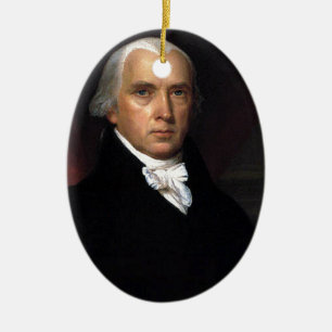James Madison Ceramic Tree Decoration