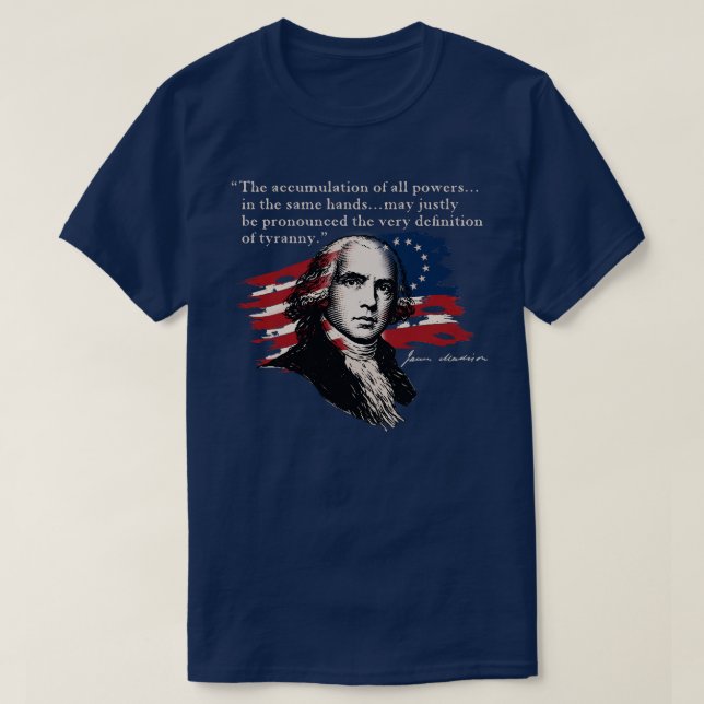 James Madison T-Shirt (Design Front)