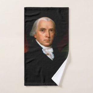 James Madison the 4th President: Colonial America Hand Towel