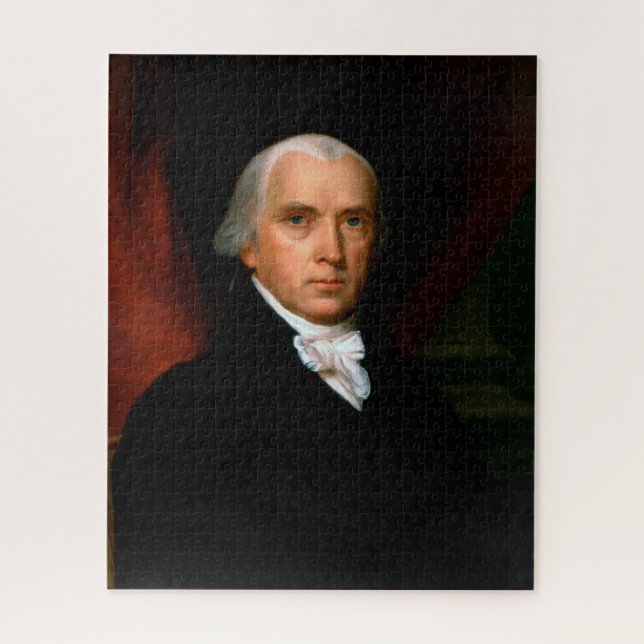 James Madison the 4th President: Colonial America Jigsaw Puzzle (Vertical)