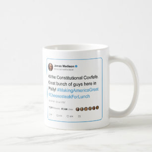 James Madison tweets Constitutional Covfefe Coffee Mug