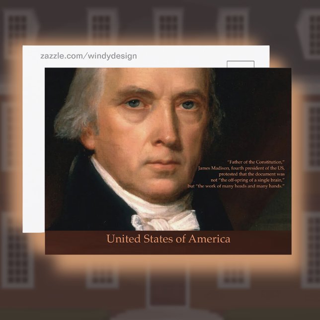 James Madison United States of America  Postcard (Creator Uploaded)