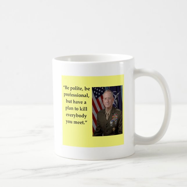 james mattis coffee mug (Right)