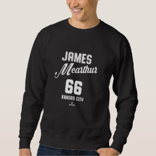 James McArthur 66 Kansas City Baseball Vintage MLB Sweatshirt