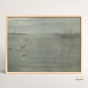 James McNeill Whistler Nocturne Blue and Gold Poster