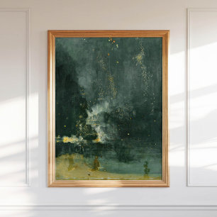 James McNeill Whistler Nocturne in Black and Gold  Poster