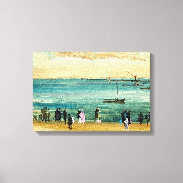 James McNeill Whistler Southend Pier Canvas Print (Front)
