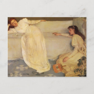 James McNeill Whistler- Symphony in White, No. 3 Postcard