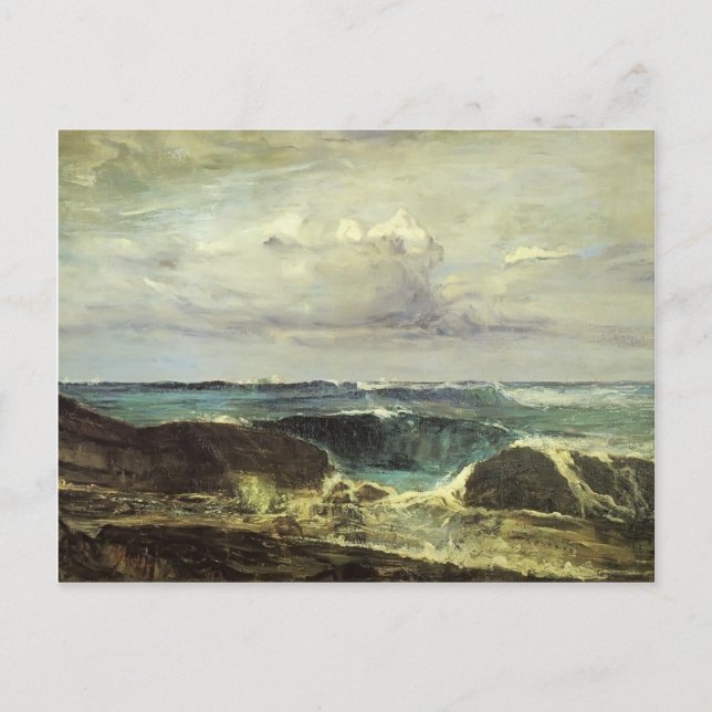 James McNeill Whistler- The Blue Wave Biarritz Postcard (Front)