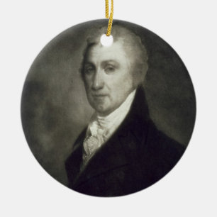 James Monroe, 5th President of the United States o Ceramic Tree Decoration