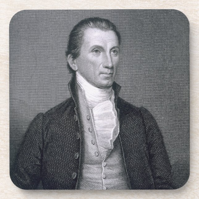 James Monroe, engraved by Asher Brown Durand (1796 Coaster (Front)