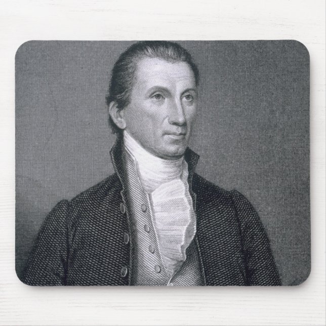 James Monroe, engraved by Asher Brown Durand (1796 Mouse Pad (Front)