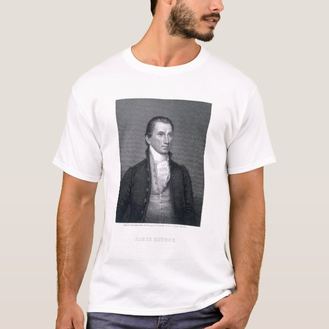James Monroe, engraved by Asher Brown Durand (1796 T-Shirt (Front)