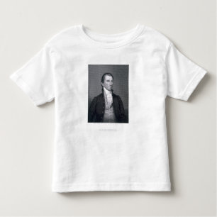 James Monroe, engraved by Asher Brown Durand (1796 Toddler T-Shirt