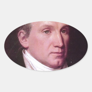 James Monroe Oval Sticker