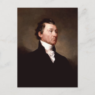 James Monroe Portrait by Samuel Morse Postcard