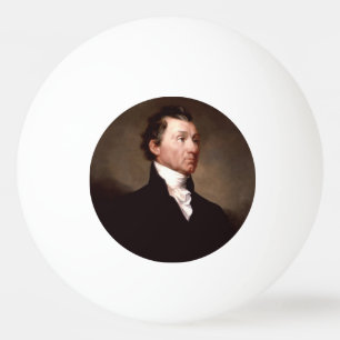 James Monroe Portrait, Early American President Ping Pong Ball