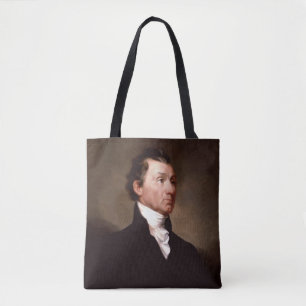 James Monroe Portrait, Early American President Tote Bag