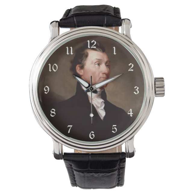 James Monroe Portrait, Early American President Watch (Front)