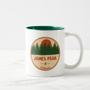 James Peak Wilderness Colorado Two-Tone Coffee Mug
