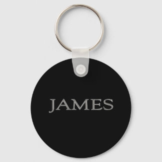 James Personalised Name Key Ring