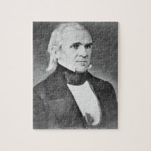 James Polck 11th President of America. Jigsaw Puzzle