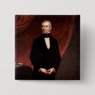 James Polk 15 Cm Square Badge