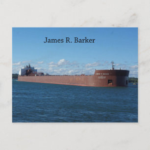 James R. Barker post card