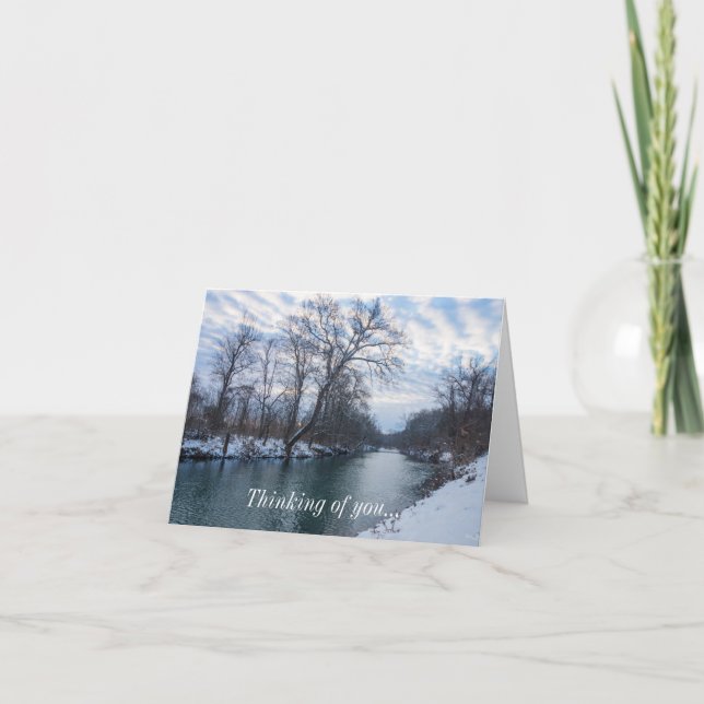 James River Winter Thinking Of You Card (Front)