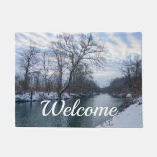 James River Winter Welcome Doormat