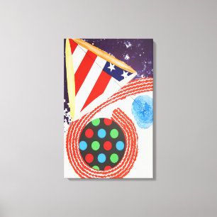 James Rosenquist - A Free for All Canvas Print