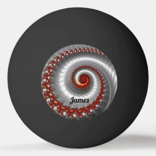 JAMES ~ Silver Shell ~ Fractal Design ~  Ping Pong Ball