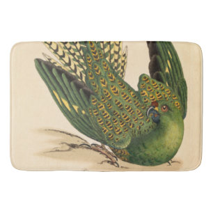 James Sowerby Ground Parrot, Psittacus terrestris  Bath Mat