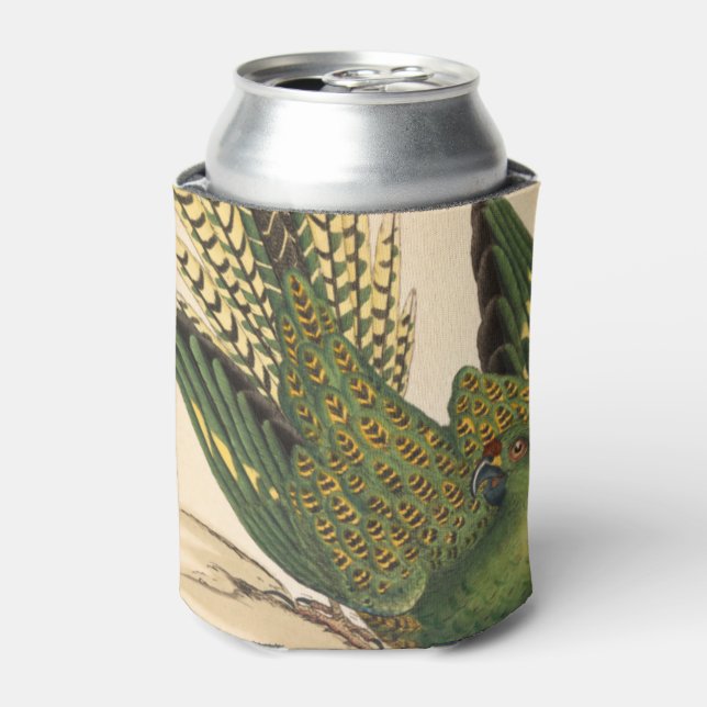 James Sowerby Ground Parrot, Psittacus terrestris  Can Cooler (Can Front)